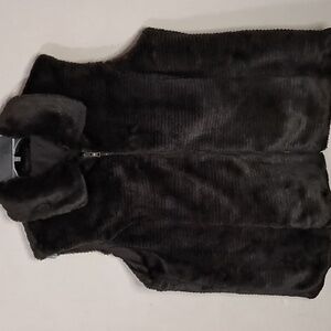 Liz Claiborne Women's Size 2X Faux Fur Reversible Vest